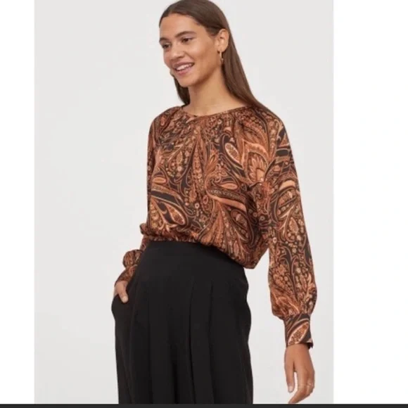 RICHARD Allen Paisley Top Size 2 - Picture 1 of 9